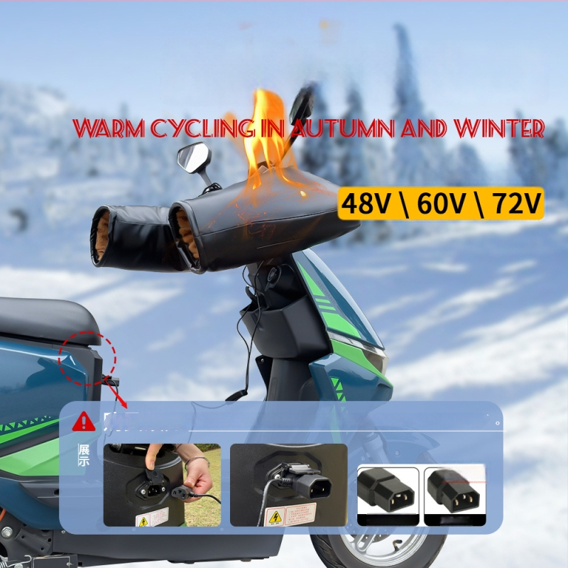 Калъф за нагряващи дръжки за електрически превозни средства – PU материал, подходящ за електрически превози, мотори и триколки