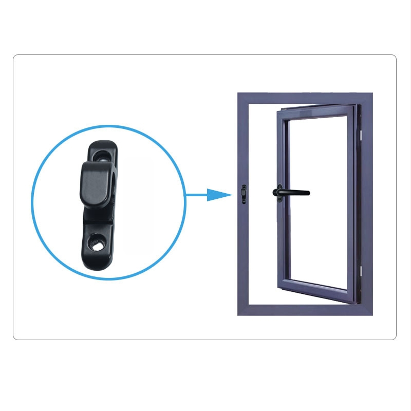 Kvaka za prozor od aluminijske legure, za prozor sa vanjskim otvaranjem, s blokadom, model Handle 01