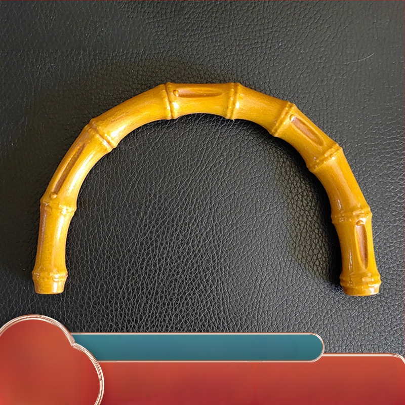 Accesoriu pentru mâner de geantă, imitație bambus, plastic, personalizabil, pentru cutii cadou de hotel și seturi cadou de sărbători – Gemei Crafts