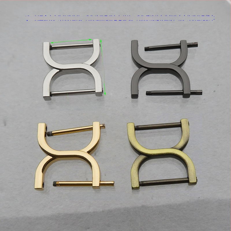 Shrimp Button Cârlig pentru geantă – Accesorii metalice pentru bagaje, șurub cu capete la ambele extreme, Primăvara 2024