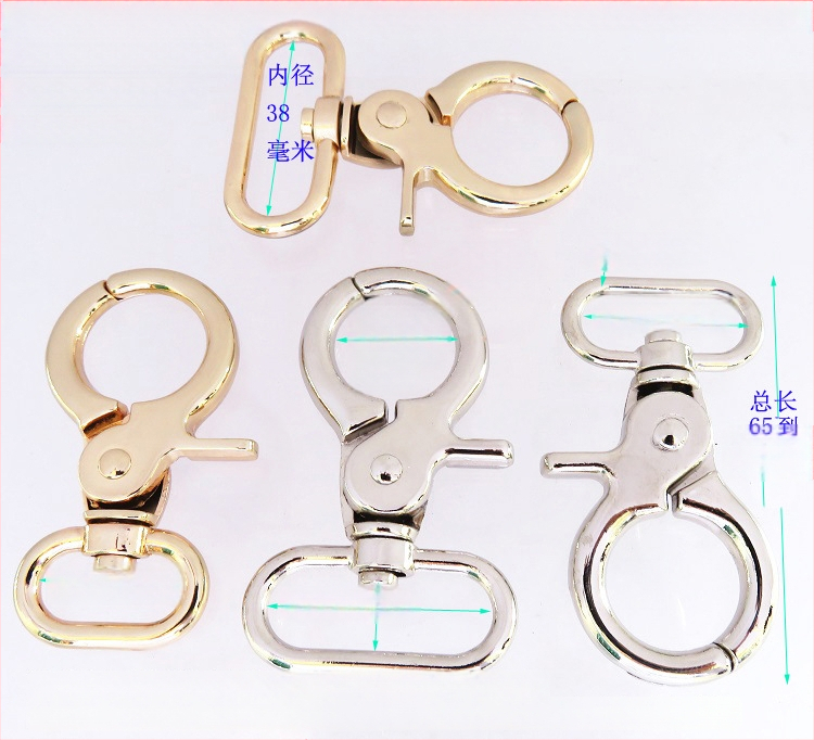 Shrimp Button Koti Konks - Metallist Aksessuaarid Pagasitele ja Kottidele, Ümmargune Pea, Paks Käepide Rõngas