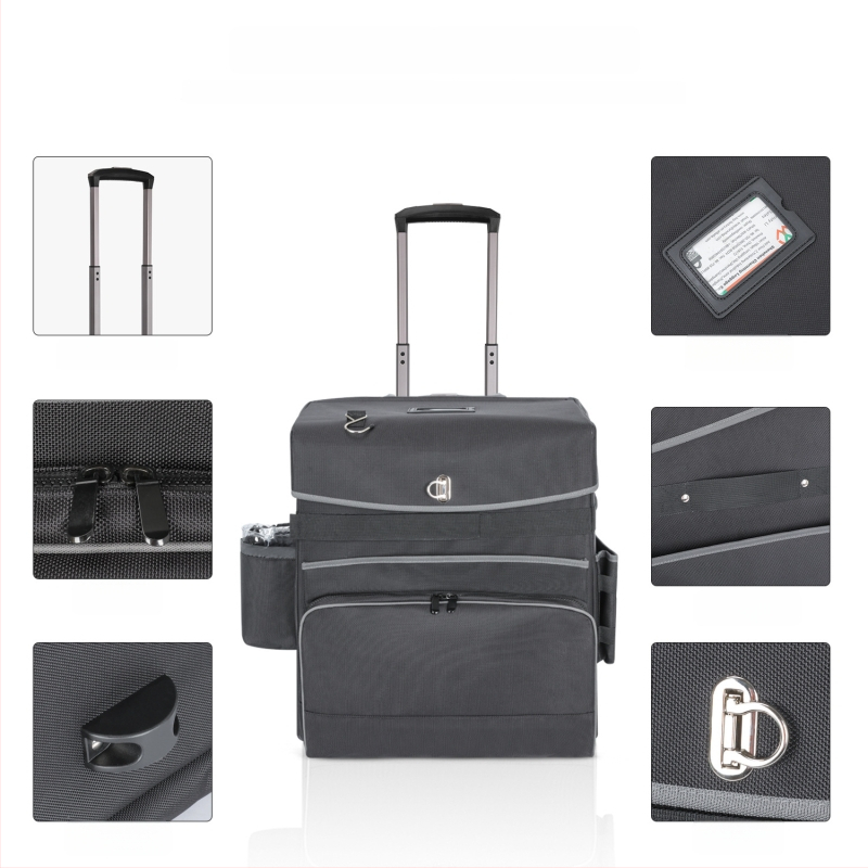 Gördíthető kameratáska – Nagy kapacitású, multifunkcionális kültéri használatra, külön tároló résszel (Anyag: Oxford vászon; Súly: 5,701 kg; Zárható: Igen; Univerzális kompatibilitás; Belső bélés: Poliészter)