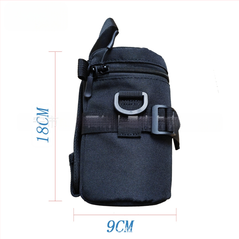 DSLR kamera deréktáska görbült vállövvel – nejlon fanny pack kültéri fotózáshoz, ultra könnyű, kopásálló, bővíthető