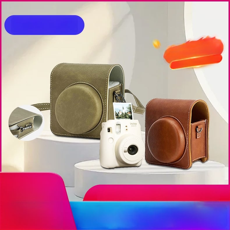 PU bőr vállkamera táska a Clapper Mini 99-hez - védőtok, kompatibil Mini 99-vel, 135 g