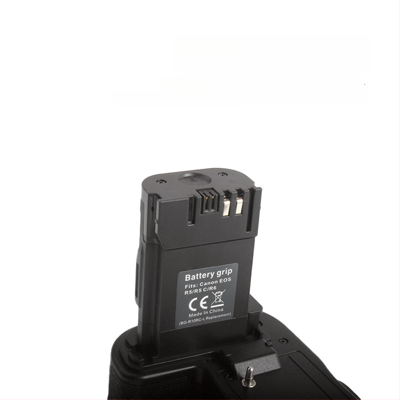 RINGTEAM BG-R10 Mâner baterie pentru Canon EOS R5/R6/R5C, cu control vertical și durată de viață a bateriei îmbunătățită