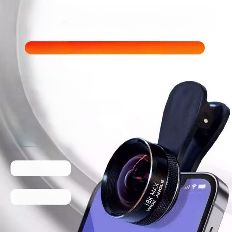 Външна широкоъгълна леща за смартфон – Модел 18k, Универсална съвместимост, Марка: Други