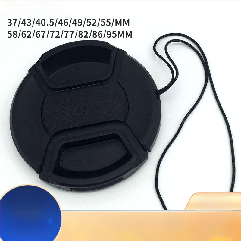 Κάλυμμα φακού χωρίς κείμενο, 58 mm, Μοντέλο 52 – OEM επεξεργασία, Γενική συμβατότητα, συσκευασία σε σακούλα PP