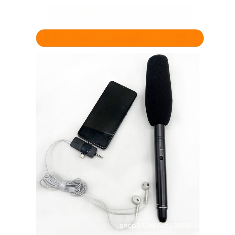 Microfon profesional de înregistrare pentru interviuri - cardioid, cu fir, autonomie a bateriei 12 ore sau mai mult, SNR ≥85 dB, Model C01