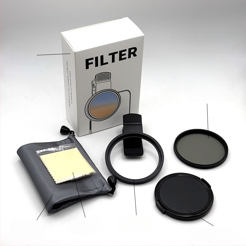 Focus Универсален CPL поляризатор клип-он филтър за SLR фотоапарати, регулируем