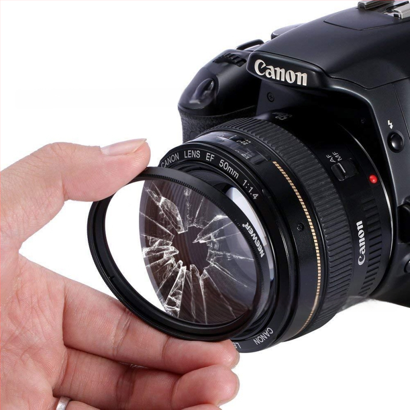 DSLR kamera szűrőkészlet – 12 az 1-ben CPL UV FLD ND2/4/8, középső csíptetős rögzítés