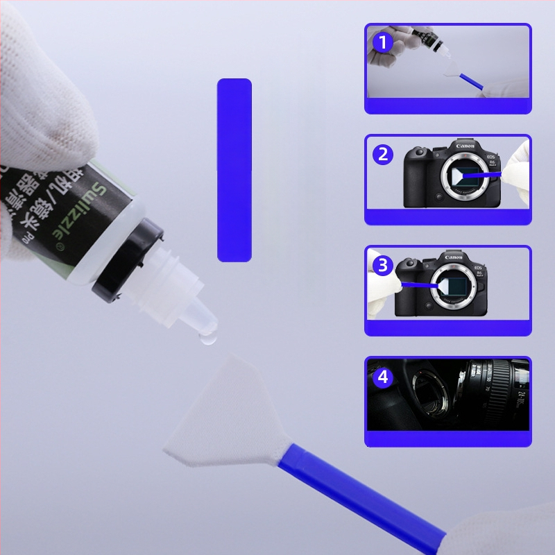 Комплект за почистване на камери с Lens Pen за DSLR и безогледални камери – въздушно духане за CMOS/CCD сензори