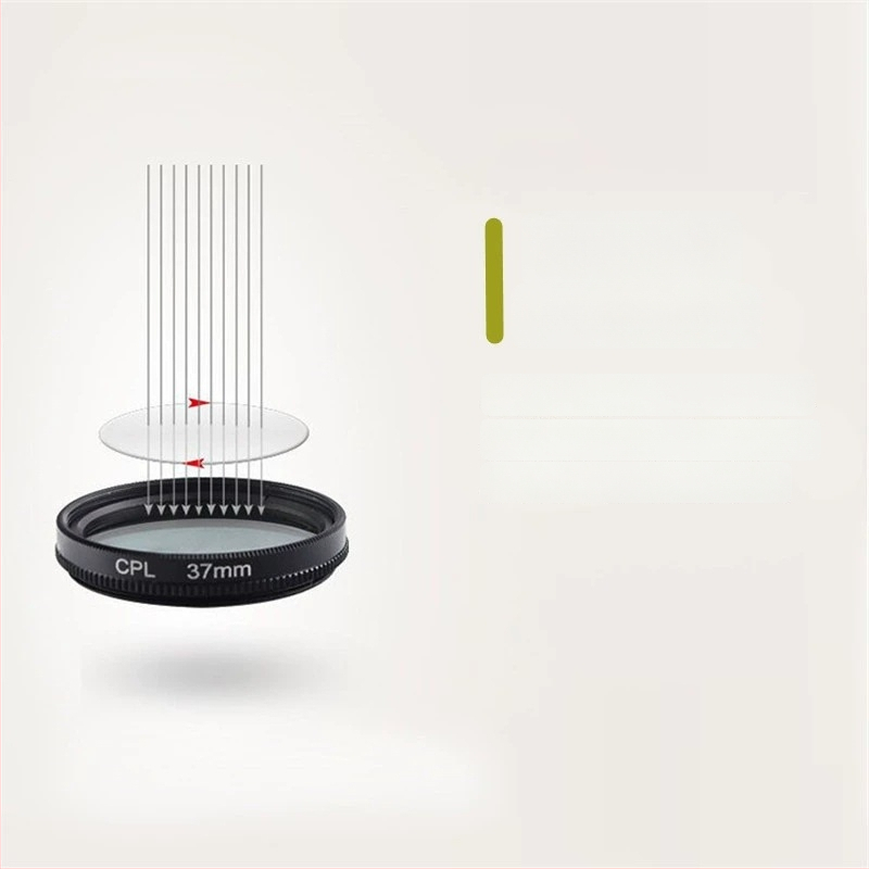 Hongxu GP168 polarizációs szűrő — OEM feldolgozás; UV-szűrő + objektív sapka készlet; kompatibilis GoPro Hero4/3+/3