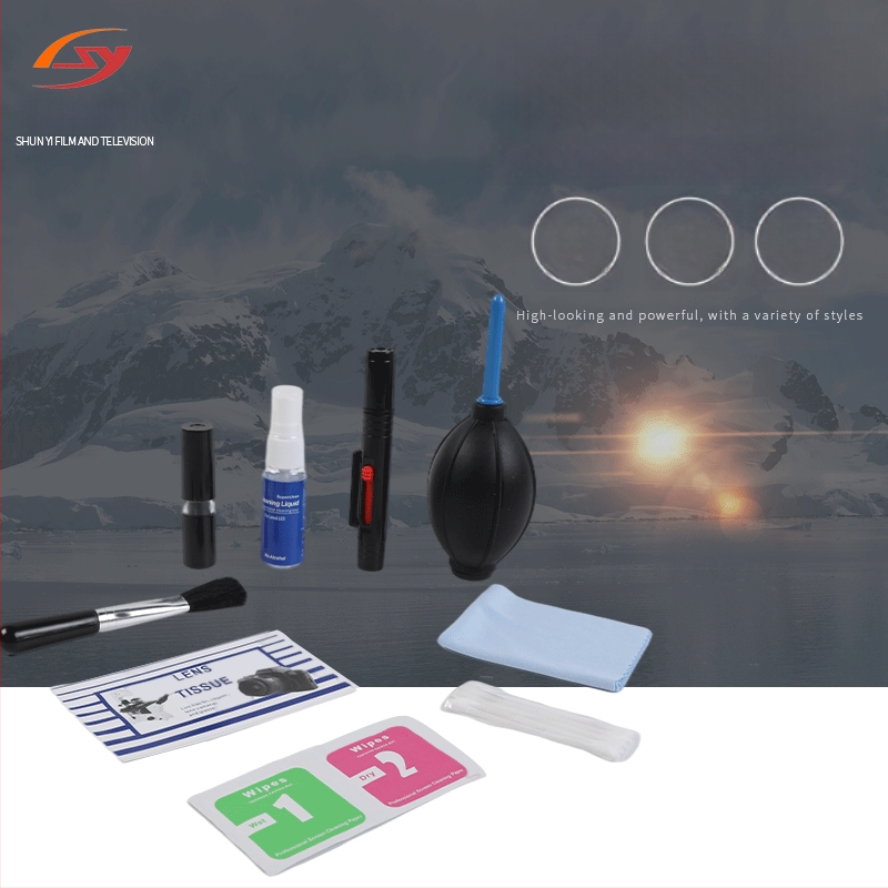 Σετ καθαρισμού SLR κάμερας 9 σε 1 – κιτ καθαρισμού με Lens Pen, πανάκι φακού, φυσητήρας αέρα και βούρτσα