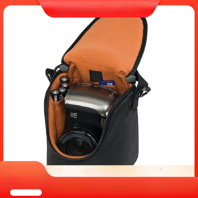 DSLR kamera crossbody táska, vízálló, ütésálló, lélegző, poliészter bélés