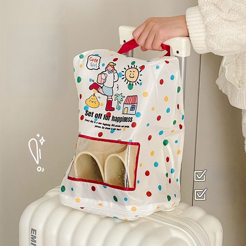 Beautiful bubble Geantă de depozitare pentru pantofi — Portabilă, Design desen animat, Material textil, Impermeabilă și rezistentă la pete, 45 g