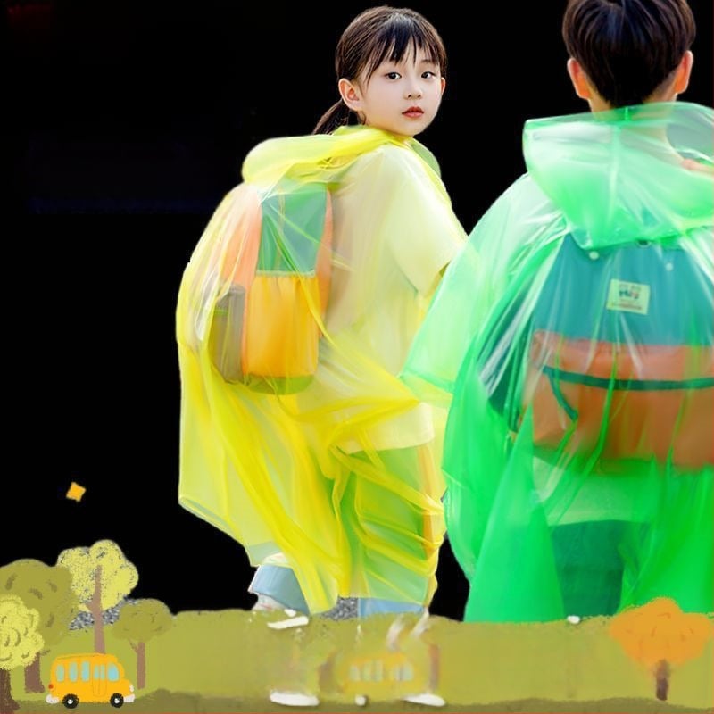 Ühekordne vihmari TPU-kangaga – matkamiseks, täis keha kaitse, kokkupandav, ühe isiku jaoks