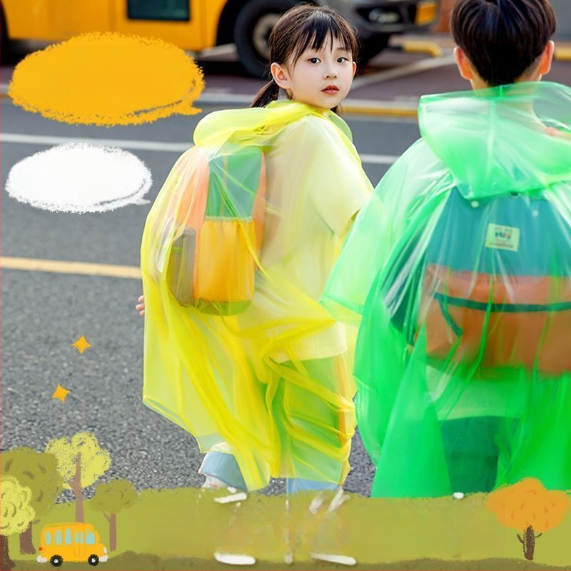 Ühekordne vihmari TPU-kangaga – matkamiseks, täis keha kaitse, kokkupandav, ühe isiku jaoks