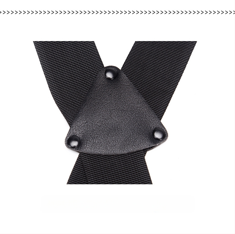 X-Type lauko apkrovos pečių juosta su daugiafunkcine taktine virve ir metaline sagtimi