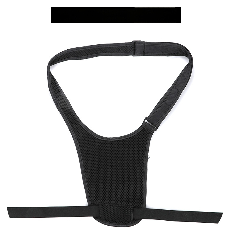 Utazási anti-tolvaj övtáska útlevél és telefon zsebekkel, nejlon anyag, cipzáras nyitás, belső réteg, mobiltelefon és személyi igazolvány zsebek