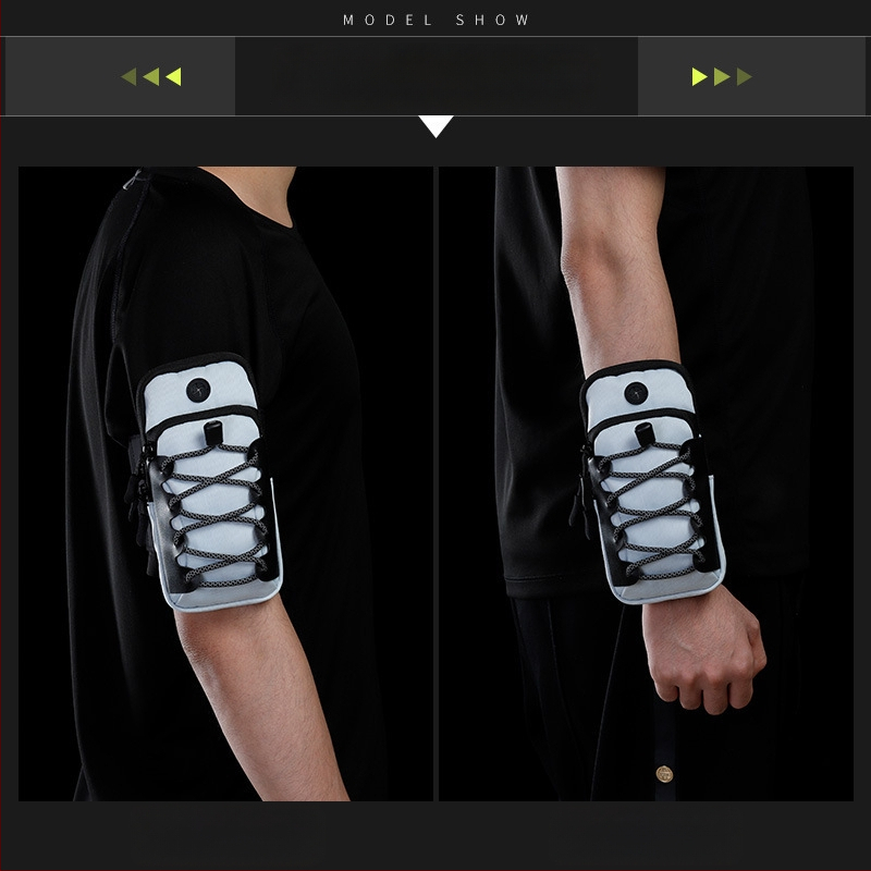 Mobiltelefon-táska karvédővel – Uniszex, szabadidős utazásokhoz, Powermotor, poliészter, cipzár, ovális alak, belső bankjegy-tartó rekesz, bélés poliészter, őszi 2024