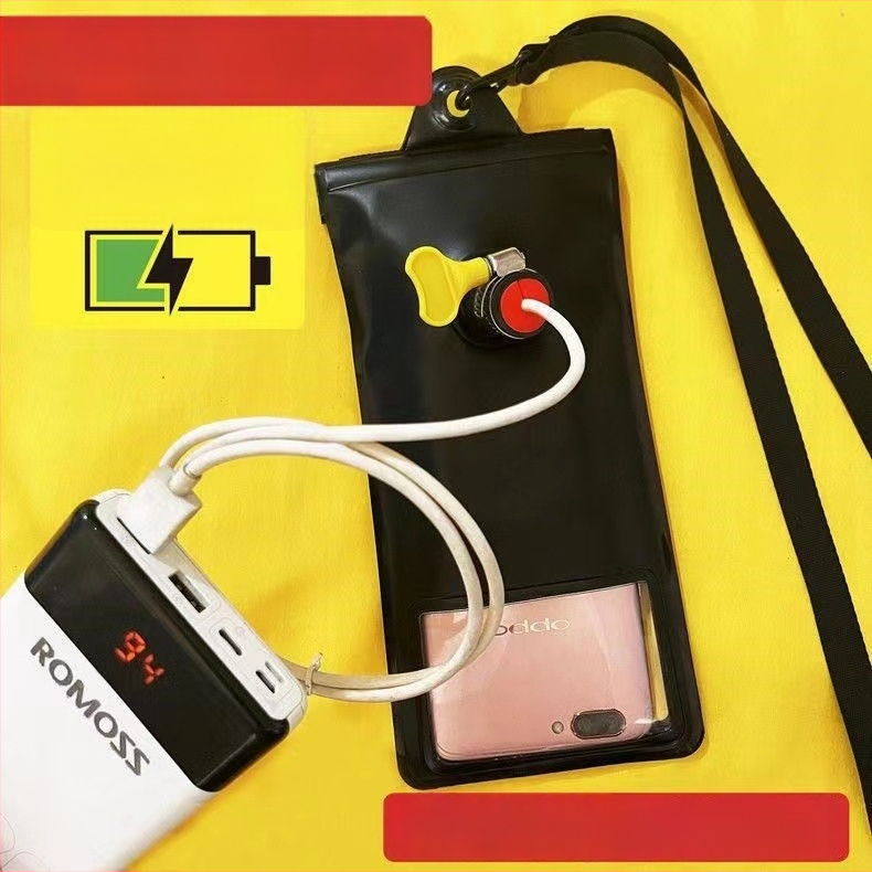 Lovasoknak szánt érintőképernyős vízálló telefontáska – TPU+PVC, Egyszerű stílus, univerzális telefon-kompatibilitás