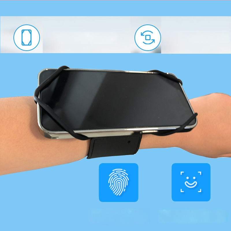 Rotirajući držač telefona za nadlakticu, silikonski armband za trčanje