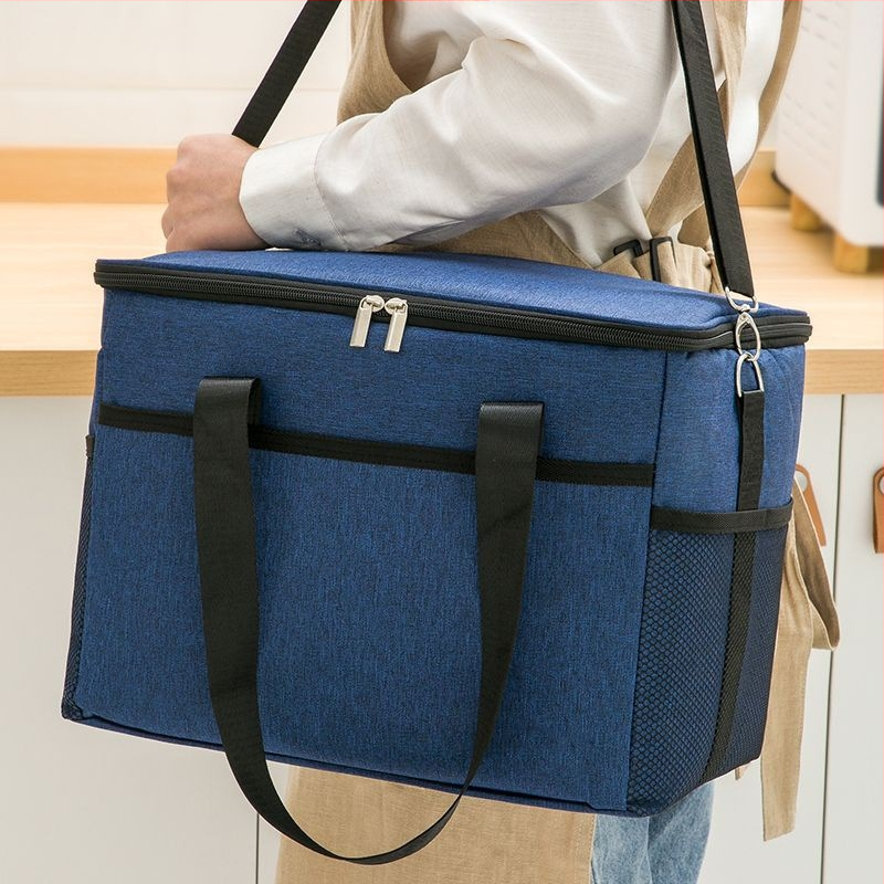 Izolirana torba za ručak – Oxford tkanina, vodootporna, moderni minimalistički stil, kućna upotreba