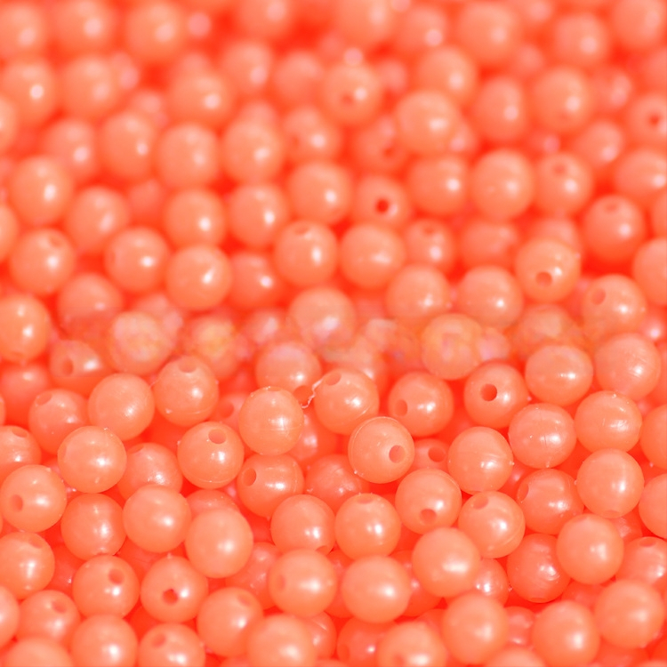 Φωσφορίζουσες χάντρες αλιείας, στρογγυλό σχήμα, πλαστικό υλικό, συσκευασία 1000 τεμάχια