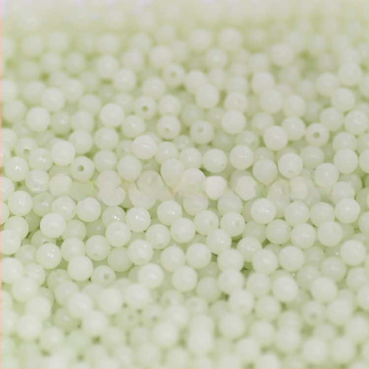 Φωσφορίζουσες χάντρες αλιείας, στρογγυλό σχήμα, πλαστικό υλικό, συσκευασία 1000 τεμάχια