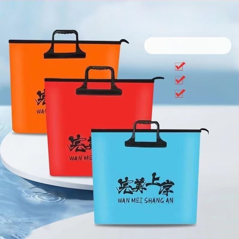 Τσάντα ψαρέματος σε ποταμό – EVA, αδιάβροχη αποθήκευση για δόλωμα, γραμμή ψαρέματος και τροχό ψαριού