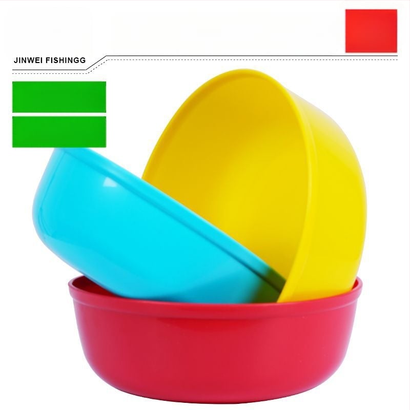 Kingway Fishing Gear Κάδος Δολωμάτων – Σετ τριών τεμαχίων 3 σε 1, Πλαστικός, Βαθύς κάδος