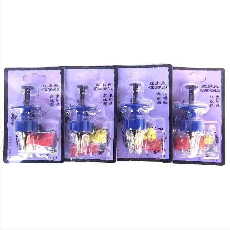 Πλαστικός κλιπ για σκουλήκι – συσκευή πρόσδεσης δολώματος για αλιεία