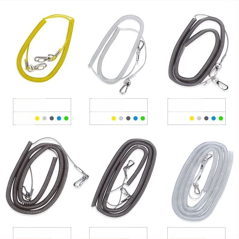 Τηλεσκοπικός ιμάντας_proύ προστασίας για ράβδο ψαρέματος από σύρμα χάλυβα με επικάλυψη καουτσούκ· μήκη 3m, 5m, 8m, 10m, 15m, 20m