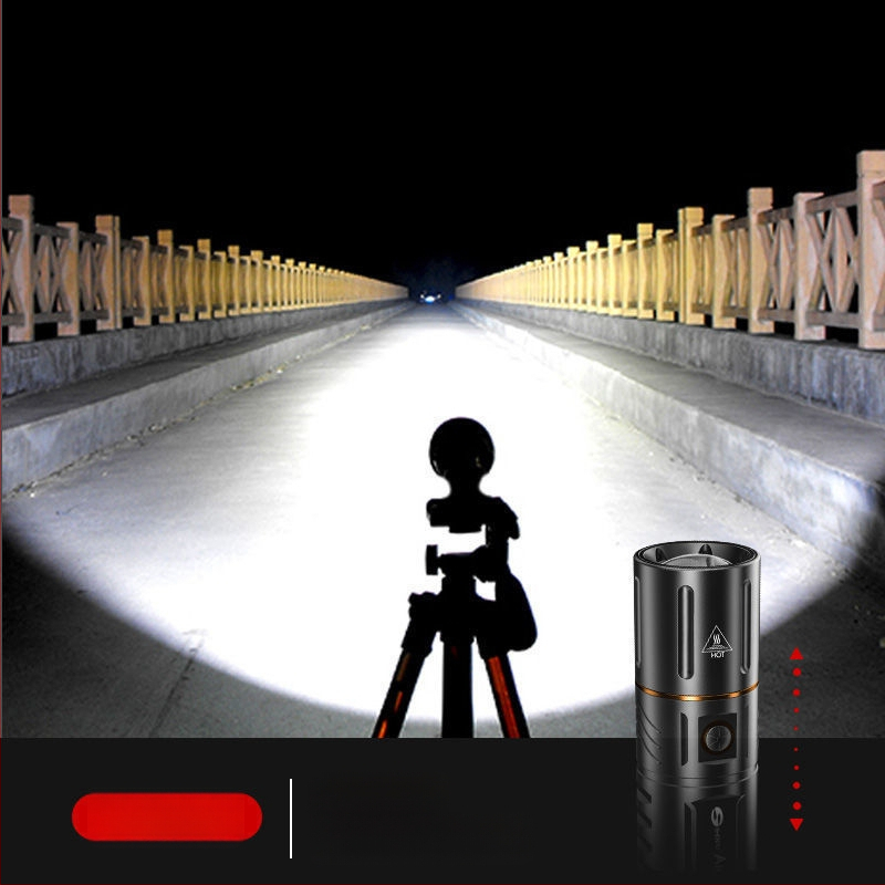 T40 LED фенер, презареждаем, 5000mAh батерия, 20W, 350+ лм, обхват до 500 м, алуминиева сплав