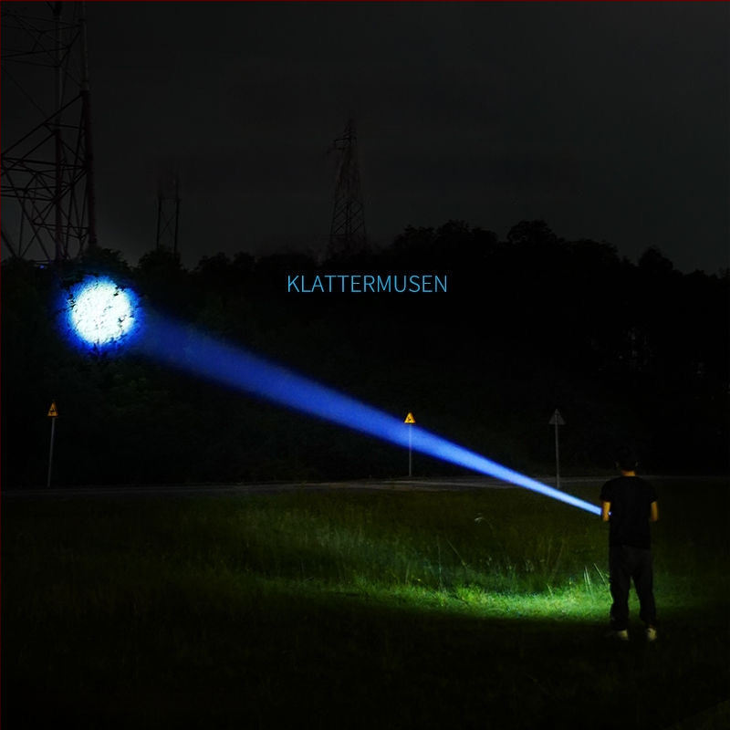 LED фенерче за къмпинг с телескопичен зум, 10W, 1200mAh, ръчно задвижване