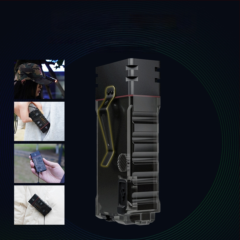 Външен презареждаем алармен фенер против вълци — мини многофункционален ключодържател с LED светлина (Марка Ruigu; LED; Батерия 150; Зареждане; Ръчно захранване)