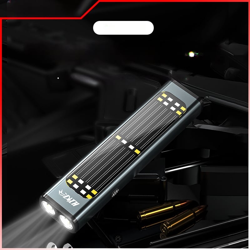 LED фенер от алуминиева сплав, преносима работна лампа, 10W, 1000mAh, соларно зареждане, магнитно закрепване, обхват ≥500m