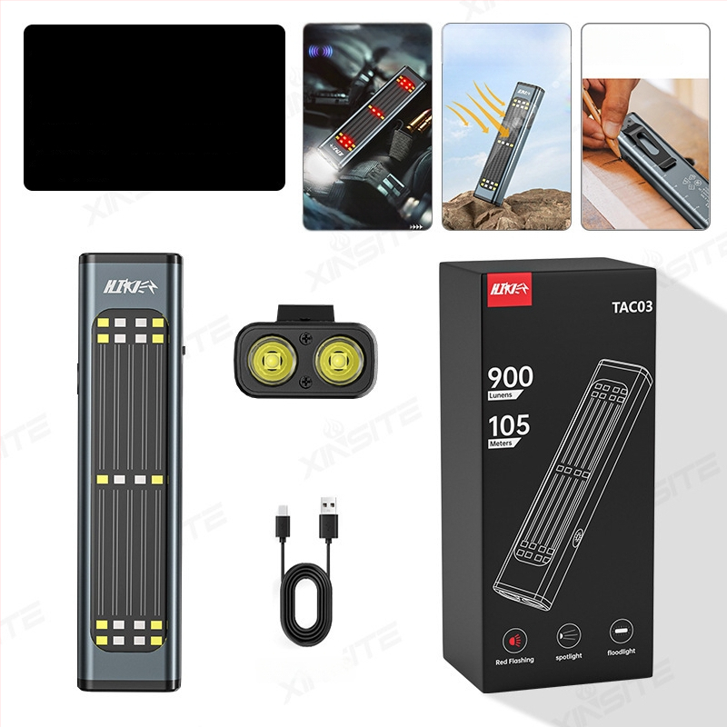 LED фенер от алуминиева сплав, преносима работна лампа, 10W, 1000mAh, соларно зареждане, магнитно закрепване, обхват ≥500m