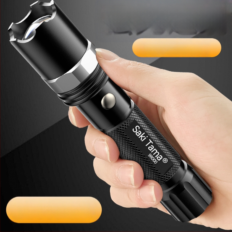 Фенер T6 LED, 10W, алуминиева сплав, презареждаем, 18650 батерия