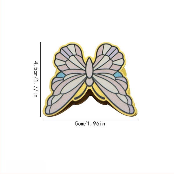 Портфейл с пеперуден клип, метална конструкция, двустранен печат, офисно съхранение