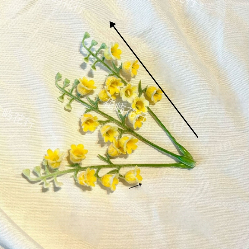 Kit DIY pentru Flori Veșnice – buchet artificial cu flori flokate pentru decorul casei, gata de cadou (Cod: Gf 16107 b; Material: Alte; Varietate: Lily; Ocazii de cadou: Absolvire, Suvenir de călătorie, Întâlnire la petrecere)