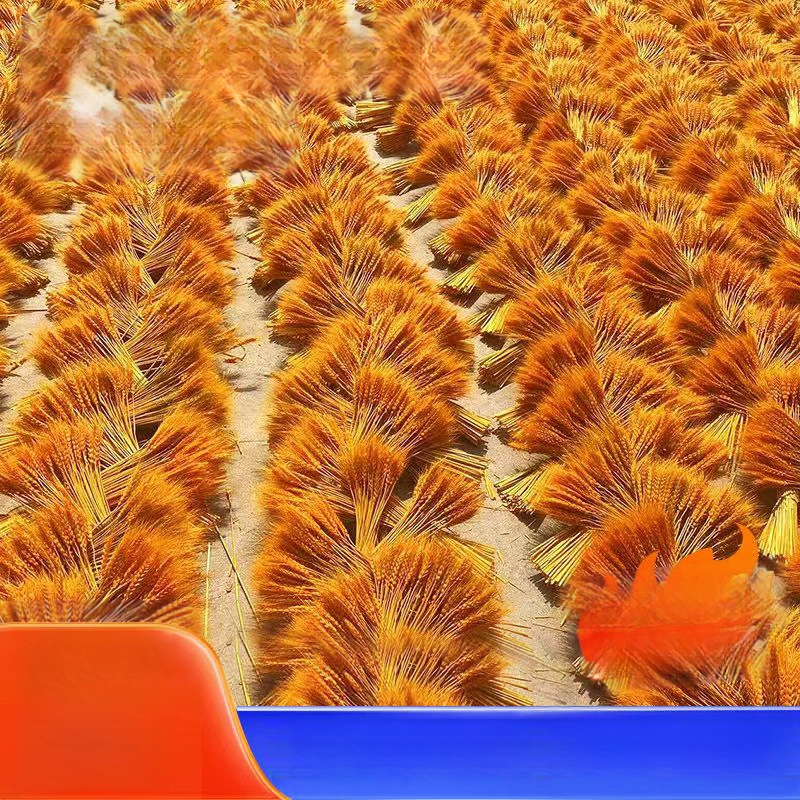 Buchet din ramuri uscate cu urechi de grâu — Tip: Ramuri; Clasificare: Flori uscate; Importat: Nu; Varietate: Consultație; Vopsit: Da