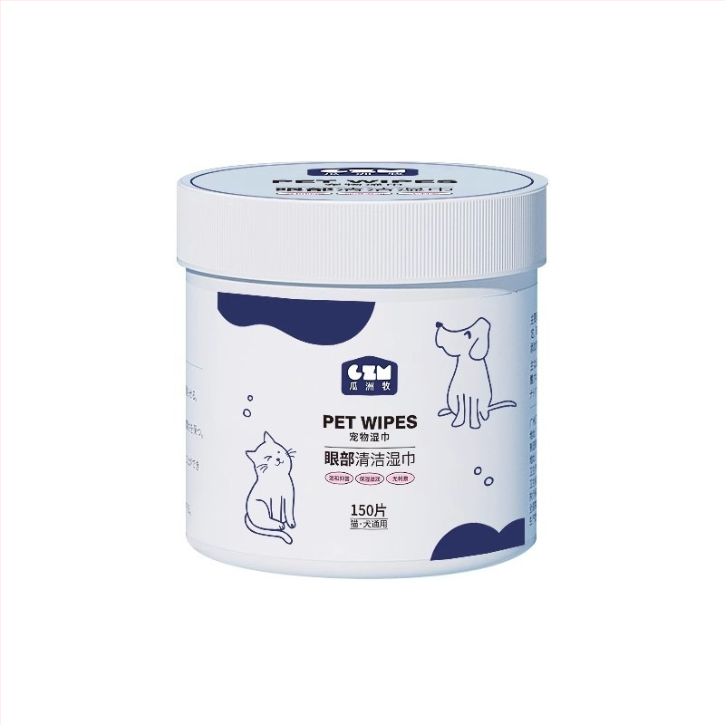Guazhou mu μαντηλάκια καθαρισμού ματιών για γάτες και σκύλους, αφαίρεση δακρύων, 120 τεμάχια