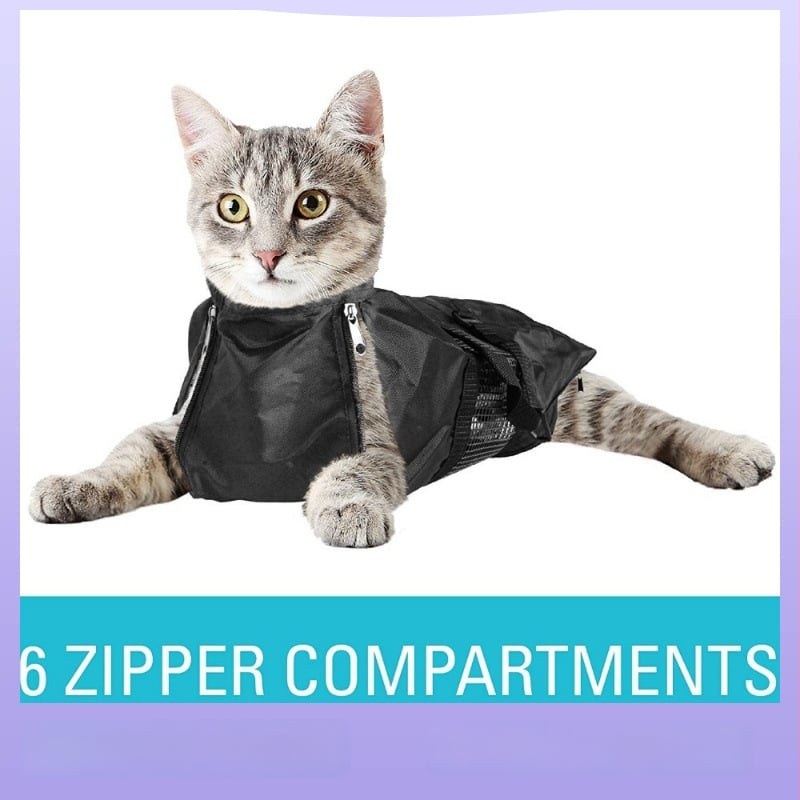 Τσαντα Μπάνιου Γάτας για χορήγηση φαρμάκων και προστασία από γρατζουνιές, σακούλα καθαρισμού για γάτες, 40 τεμάχια ανά κουτί, μη εισαγόμενο