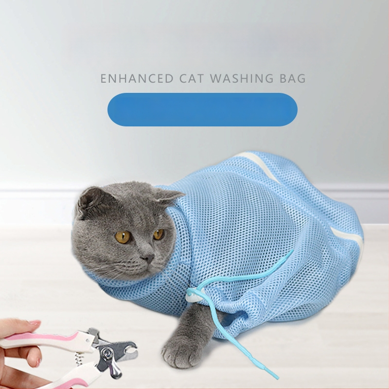 Τσάντα Μπάνιου Γάτας — Παχύτερη; Αντι-δάγκωμα; Αντι-γρατσουνιές; Για Κοπή Νυχιών και Ενέσεις (Μάρκα @HE)