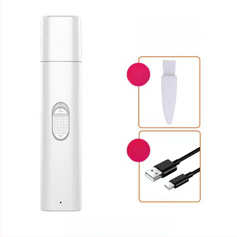 Ηλεκτρικό λίμα νυχιών για γάτες – επαναφορτιζόμενο, σιωπηλό εργαλείο περιποίησης κατοικίδιων