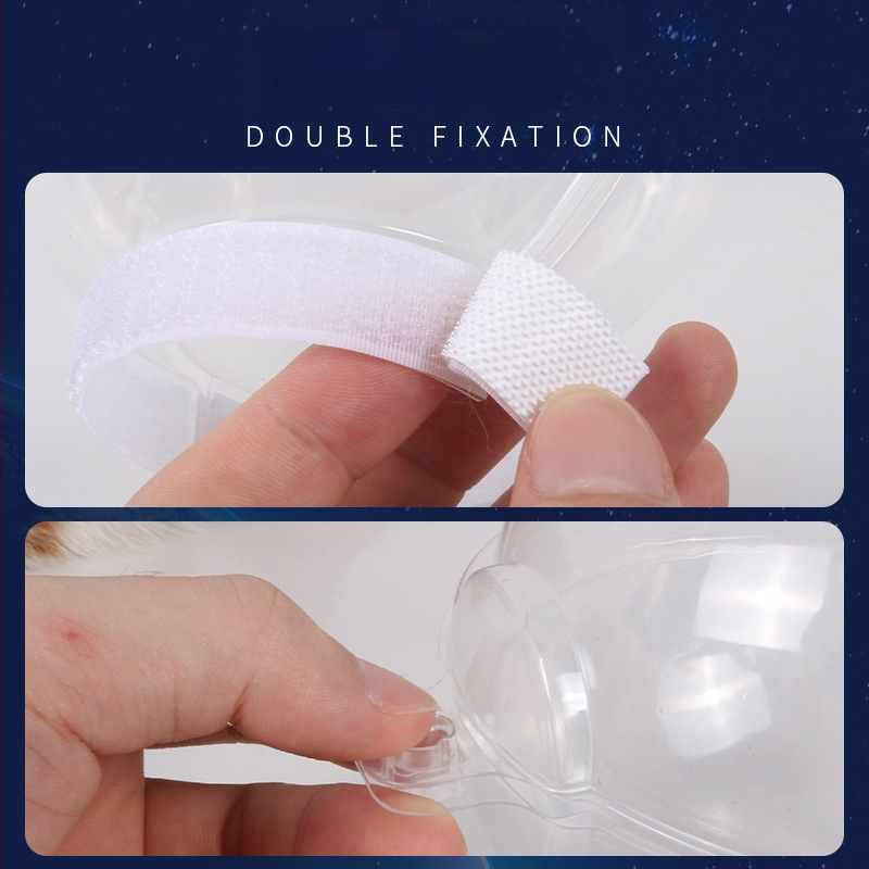 Προστατευτικό κάλυμμα κεφαλής για γάτες, αναπνεόμενο, κατά του γλείψιμου και δαγκώματος, για μπάνιο και κοπή νυχιών