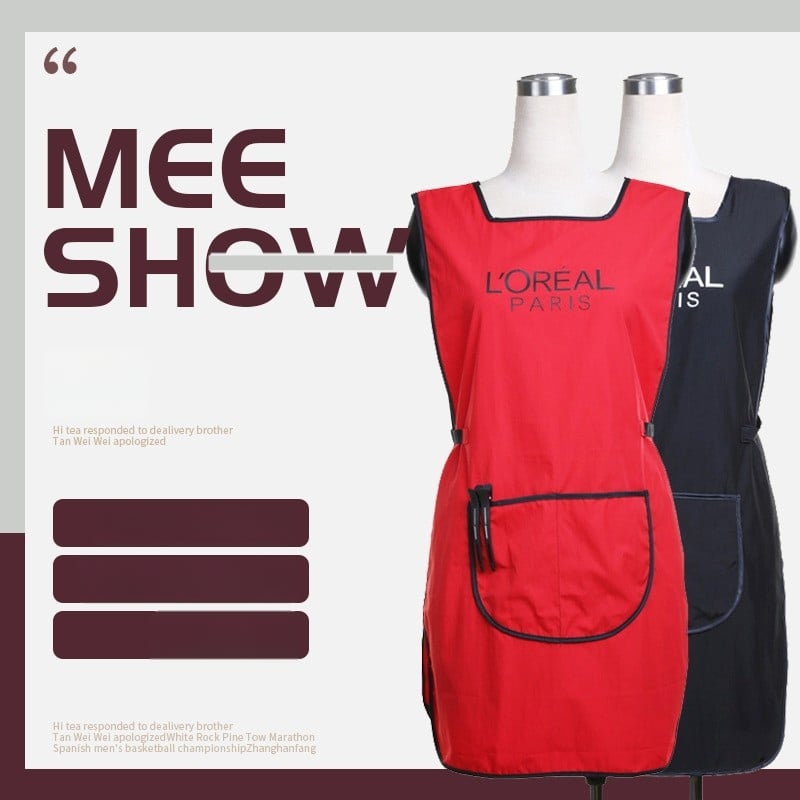 Унисекс безръкав престилка за кухня и кетъринг, устойчива на замърсявания, модерен прост стил — Beautiful Trace