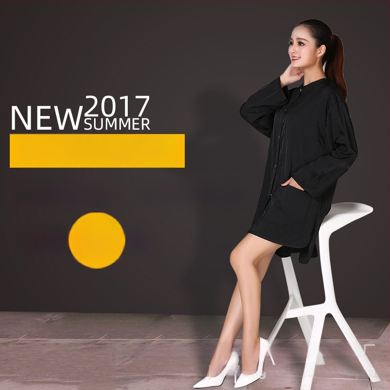 Jin Xilong Fodrászszalonhoz készült munkaruha – hosszú ujjú