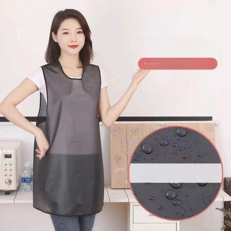 Водоустойчива TPU безръкавна престилка за грижа за домашни любимци – удължена дължина, дишаща, геометричен модел, корейски стил
